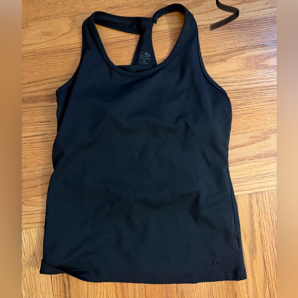 Black Racerback Tank Top
